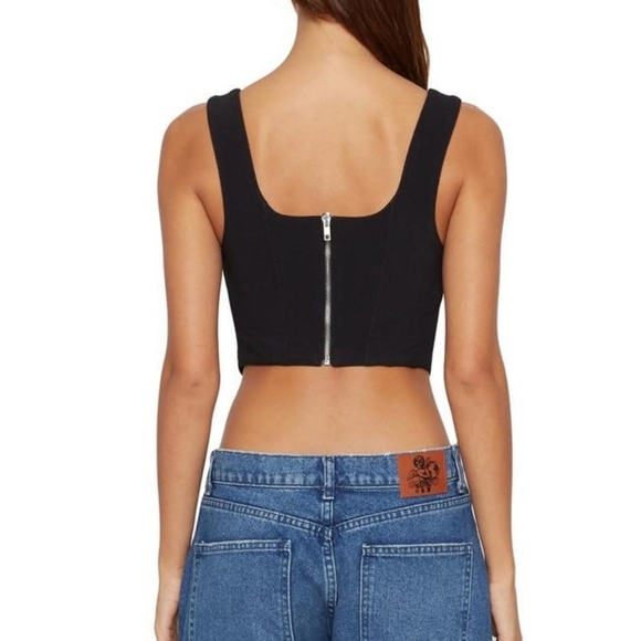 DANIELLE GUIZIO BAYEUX CORSET IN BLACK - Picture 2 of 8